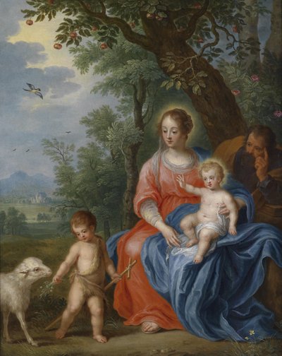 The Holy Family with the Infant John the Baptist and the Lamb by Jan Brueghel the Younger